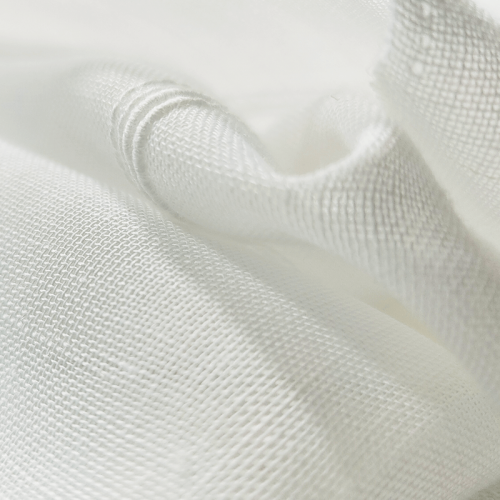 Tejido visillo cortinas blanco bordado rayas
