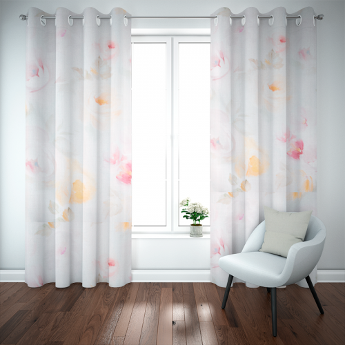 Visillo Vidiago · Floral · 3 Colores